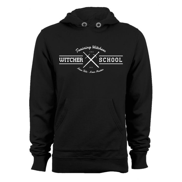 Bluza z kapturem Witcher School czarna Bluza z kapturem Witcher School czarna
