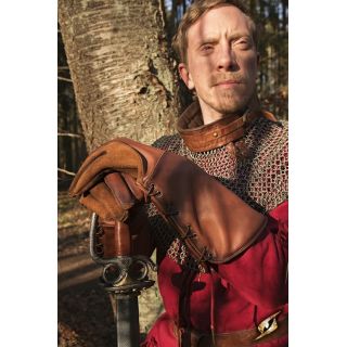 Falcon Gloves - Brown - M Iron Fortress