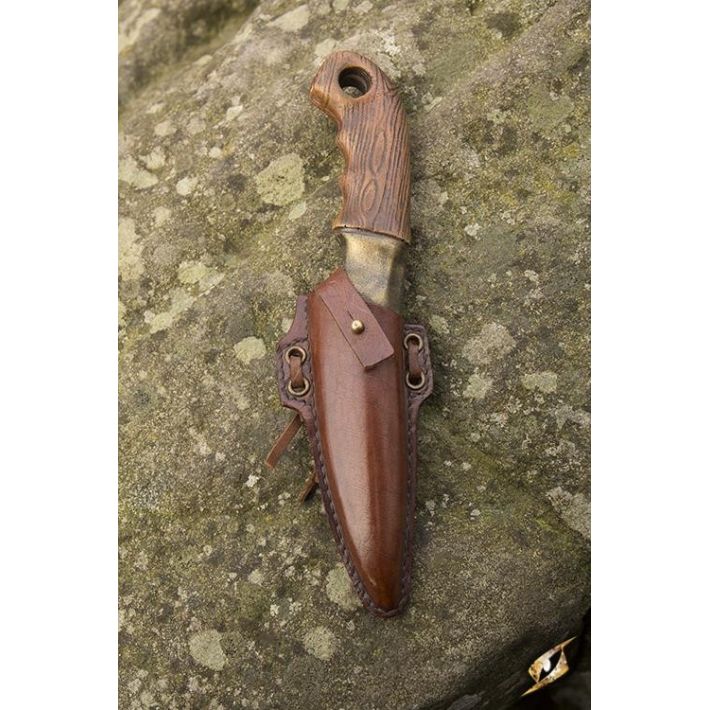Woodsman Knife Holder - Brown Iron Fortress