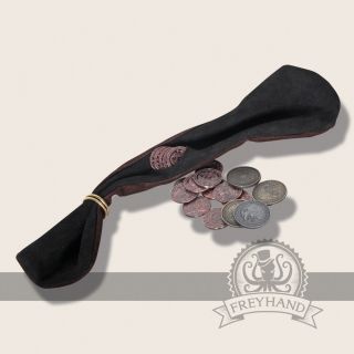 Coin purse, black-brown