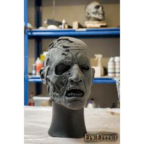 Half Face Zombie - Unpainted - 57-59cm