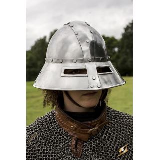 Guardsman Helmet - Polished Steel - M