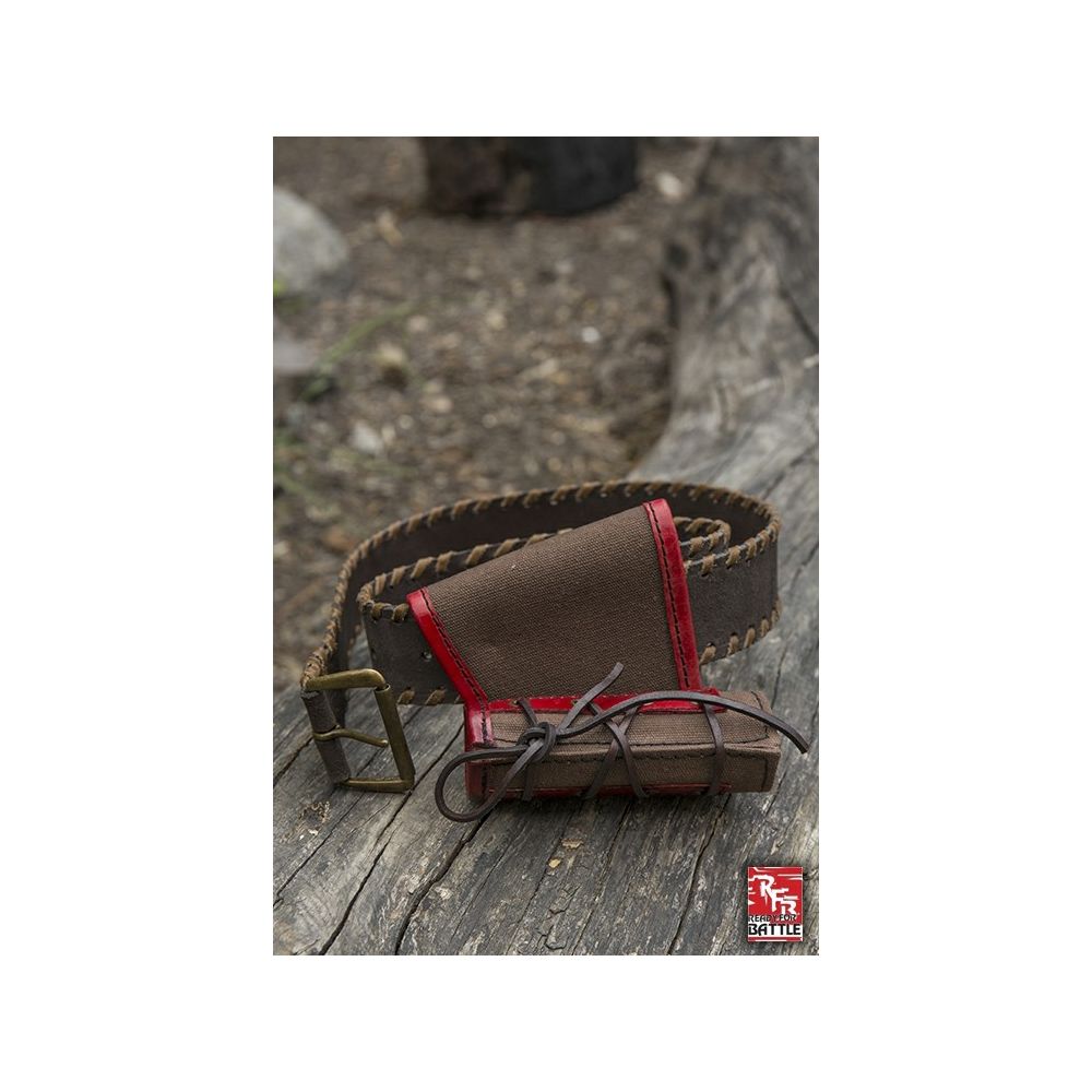 RFB Belt and Holder - Brown/Red