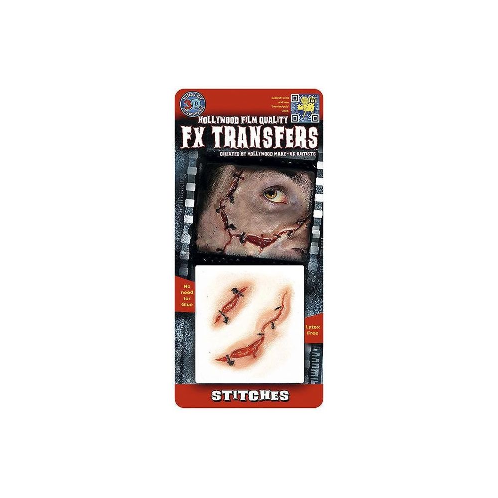 Charakteryzacja -  Stitches 3D FX Transfers