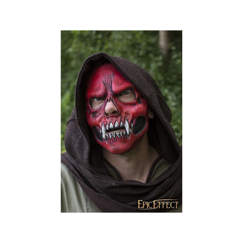 Skull Trophy Mask - Red