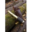 Telescope with leather pouch - Brass