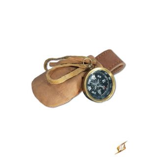 Compass - w. Leather Pouch