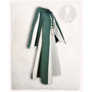 Dress "Jasione" - Green/Cream