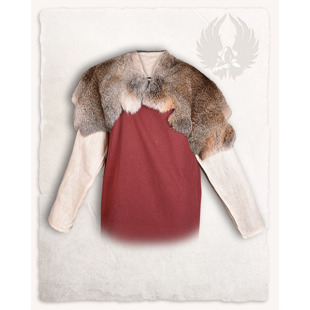 Fur collar Flemish Giant Steel Grey