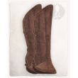 Leopold padded greaves - suede