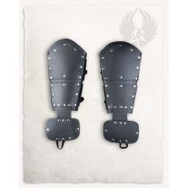 Quintus split leather bracers