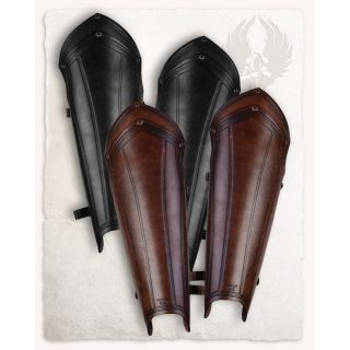 Torson leather greaves