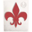 Fleur-de-lis patch