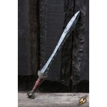 Battleworn Celtic leaf sword