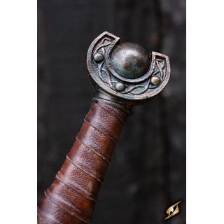 Battleworn Celtic leaf sword