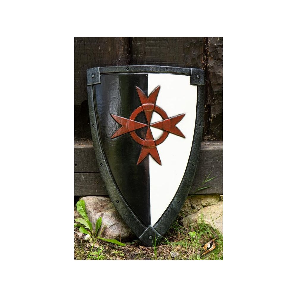 Crusader Shield - black/white