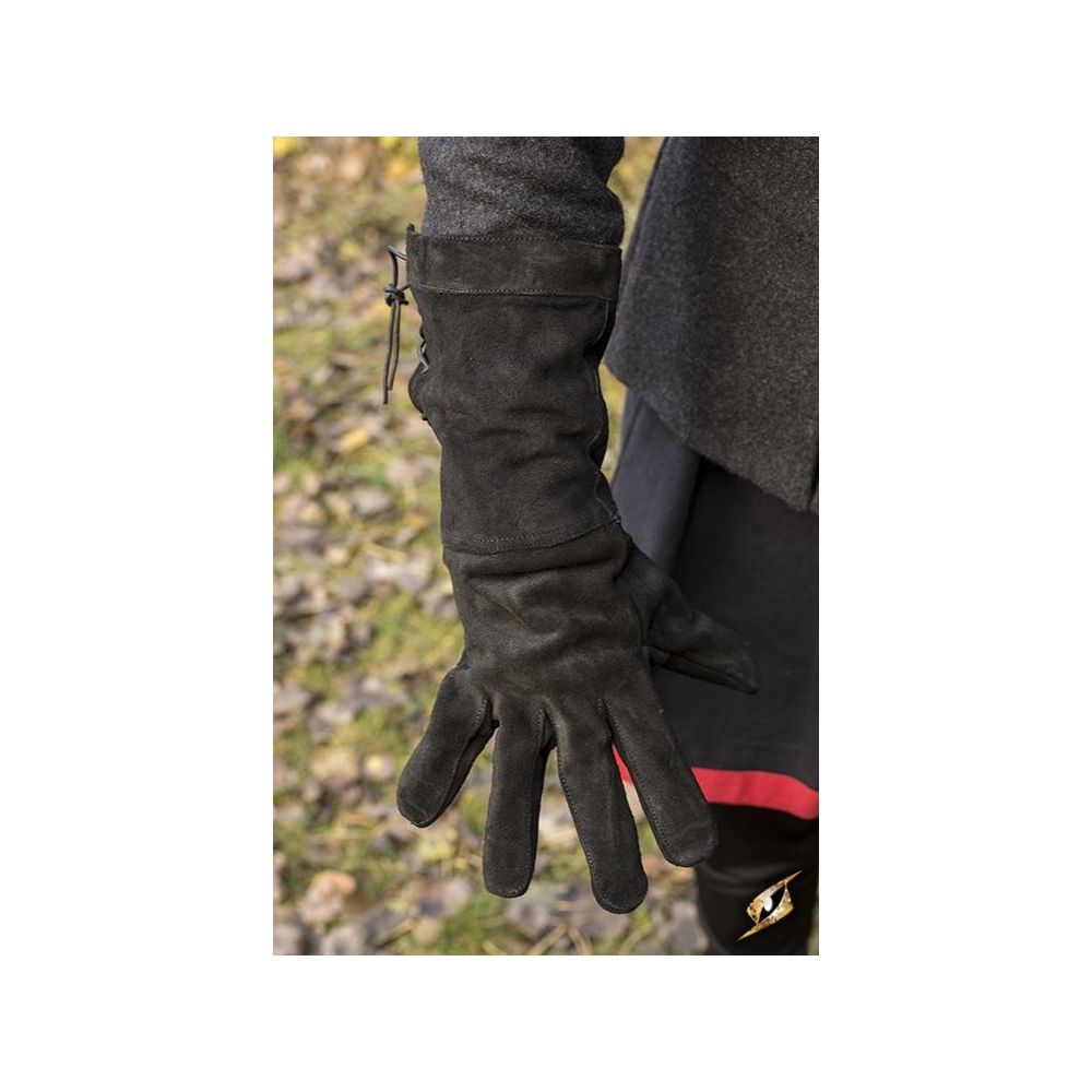 Leather Gloves - Black - S 110140145 Iron Fortress